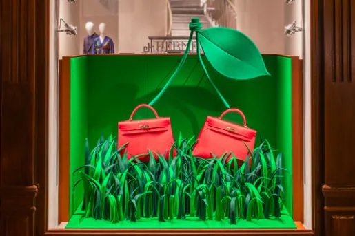 Un jardin d'automne pour Hermès