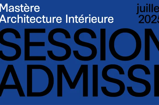 Session d'admission Architecture Intérieure Penninghen
