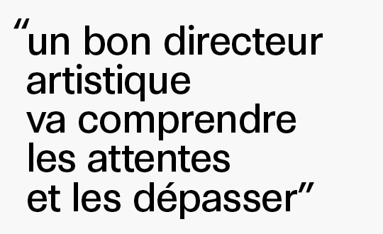 ÉRIC PILLAULT, ENSEIGNANT EN DIRECTION ARTISTIQUE