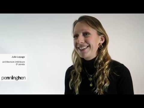Preview image for the gge video "Témoignages d'étudiants en architecture intérieure - Penninghen".