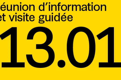 Réunion d'information et visite guidée