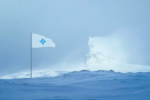 Un drapeau pour l'antarctique