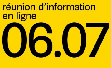 Réunion information en ligne - jeudi 6 juillet Réunion information en ligne - jeudi 6 juillet