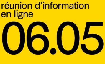 RÉUNION D&#039;INFORMATION EN LIGNE MARDI 6 MAI