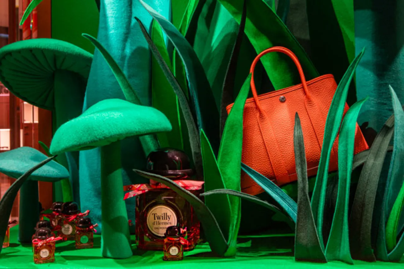 Un jardin d'automne pour Hermès Un jardin d'automne pour Hermès