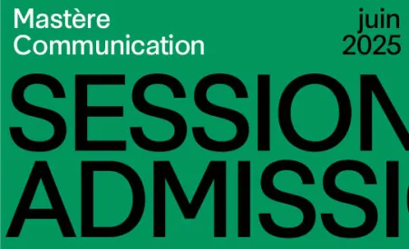 session admission mastère communication