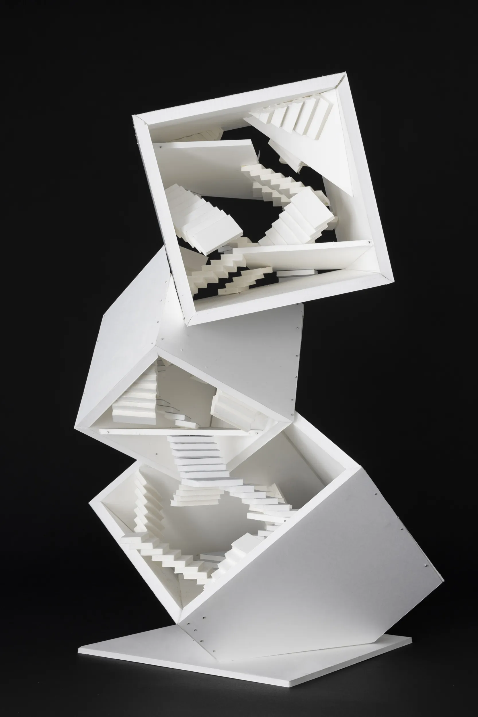 Maquette d'étudiant d'escaliers
